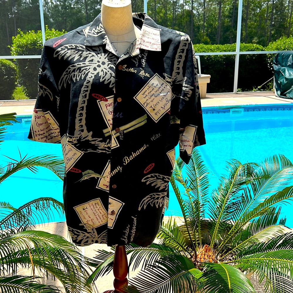 Vintage Tommy Bahama Silk shirt
